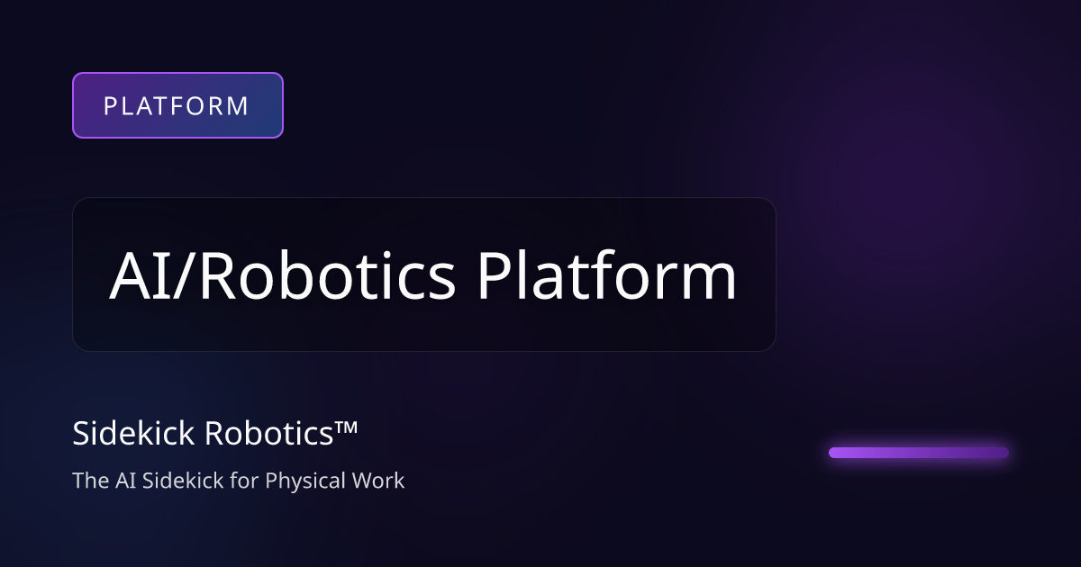 Platform | Sidekick Robotics